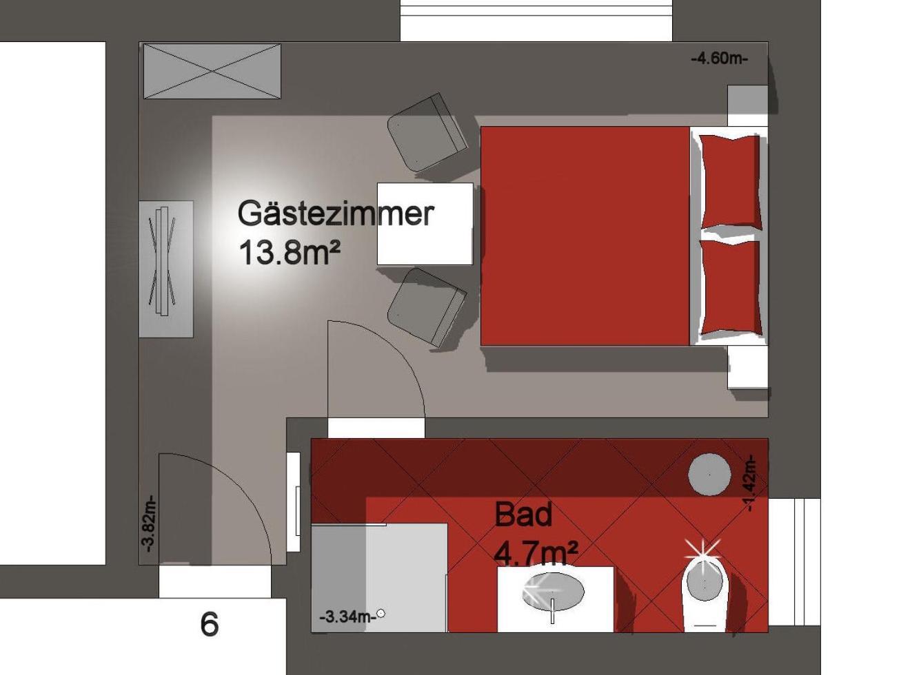 Pension Ruessel-Pub Sangerhausen Room photo